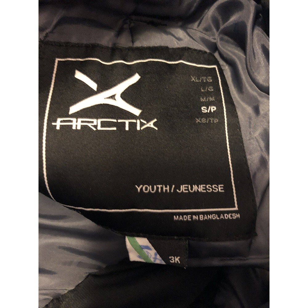 Arctix - Snow Ski Pants Youth - Small -Black - Nylon Polyester Insulated FLAW - Picture 7 of 8